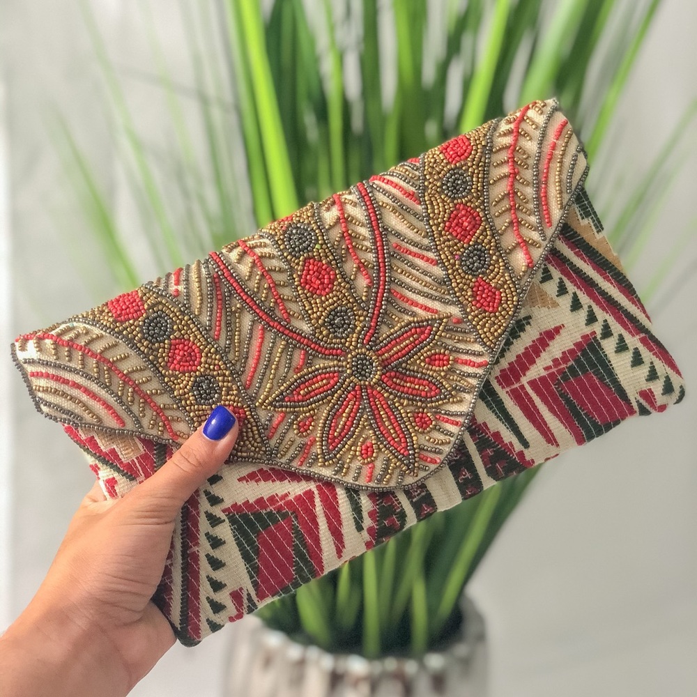 Boho Bead Handbag